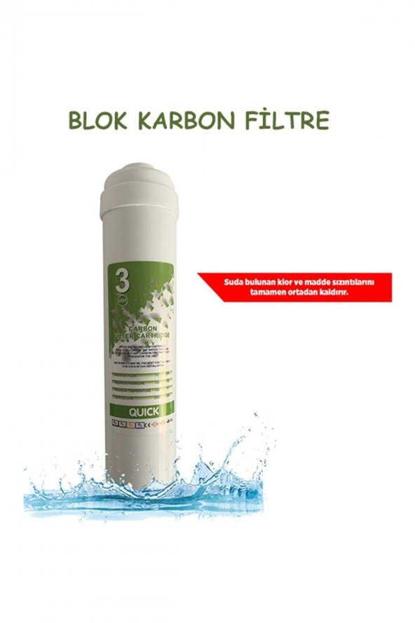 Kapalı Kasa Su Arıtma Cihazı Filtresi Inline 2 Yıllık Bakım Seti (MEMBRANSIZ SET) ürün görseli 1