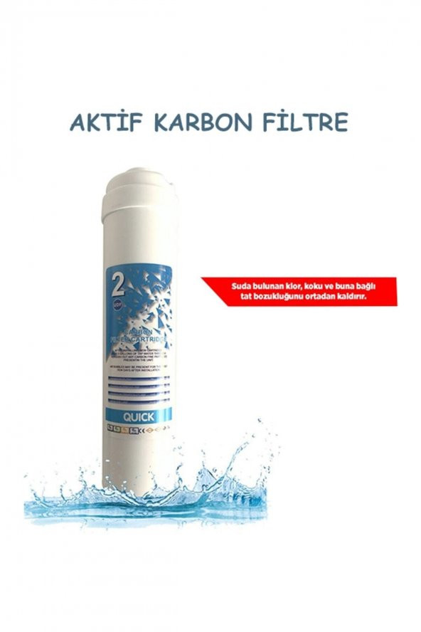 Kapalı Kasa Su Arıtma Cihazı Filtresi Inline 2 Yıllık Bakım Seti (MEMBRANSIZ SET) - Resim 4