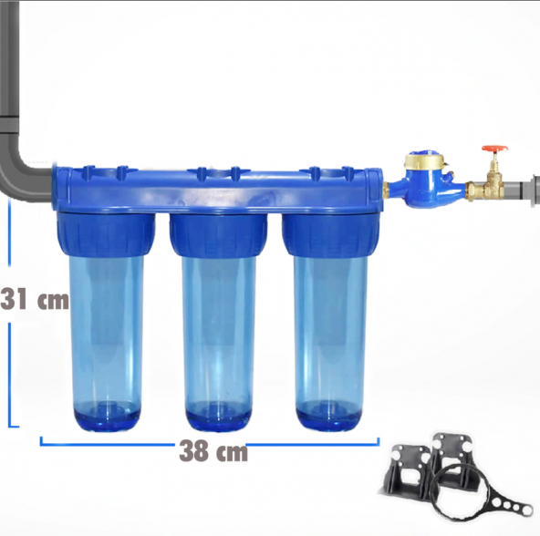 Daire Girişi Su Arıtma Cihazı Su Yumuşatma Sistemi ürün görseli 1