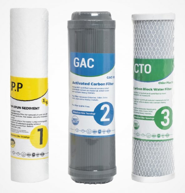 Reverse Osmos Açık Kasa Su Arıtma Takım Filtre Seti 80 Gpd - Resim 4