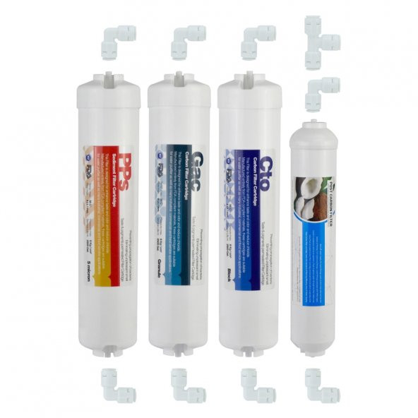 Reverse Osmosis Kapalı Kasa Su Arıtma Cihazı 5li Filtre Seti - Resim 3