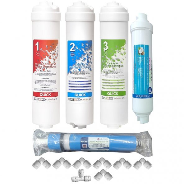 Reverse Osmos Su Arıtma Cihazı Filtresi Kapalı Kasa 5 Li Filtre - Resim 2