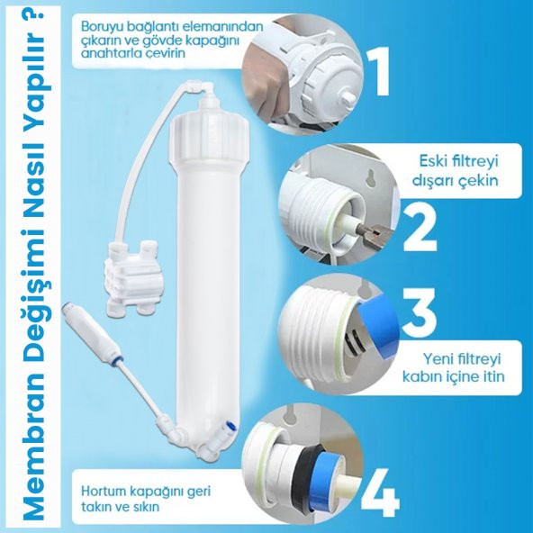 Membran Filtre Kabı Seti + Membran 509863419 - 4