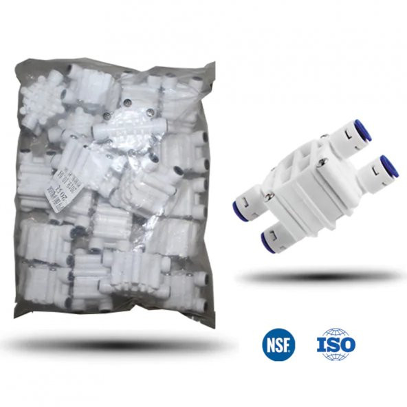 20 Adet Toptan Su Arıtma Cihazı Shut Off Valfe 4 Yollu Quick Vana - 2