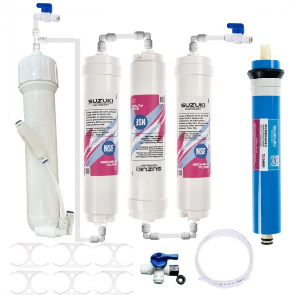 Akvaryum Tipi Su Arıtma, Çift Çıkışlı Ve Saf Su Sistemi (SUZUKI Technology Membranlı) ürün görseli 1