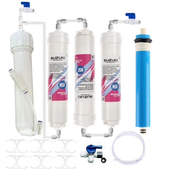 Akvaryum Tipi Su Arıtma, Çift Çıkışlı Ve Saf Su Sistemi (Standart Membranlı) ürün görseli