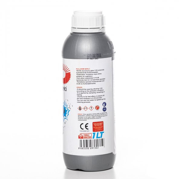 Klima Temizleme Konsantre Sıvı, 1 Litre Klima Temizleyici - 2