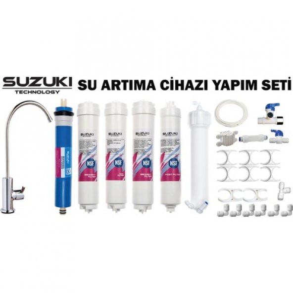 Suzukı Technology Su Arıtma Cihazı Yapım Seti (Su Arıtma Cihazını Kendin Yap !!)