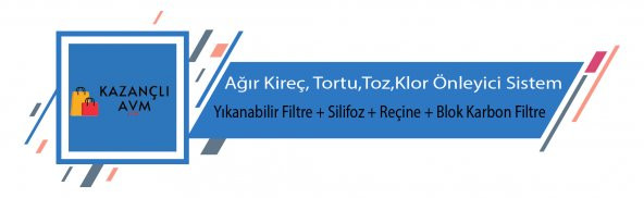 Daire Bina Sayaç Girişi 4 Aşama Su Arıtma Cihazı ( Ağır Kireç Önleyici Yumuşatma Sistemi ) - 4