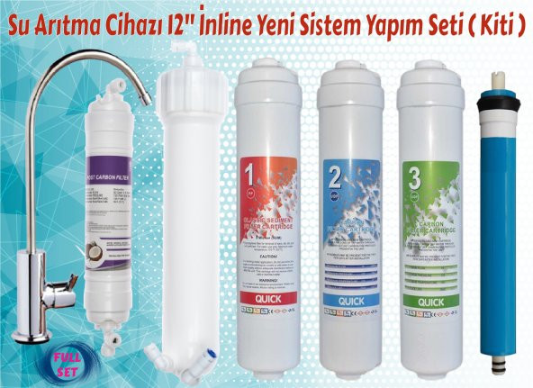 Su Arıtma Cihazı Yapım Seti - Full Set- Su Arıtma Yapım Kiti - 4