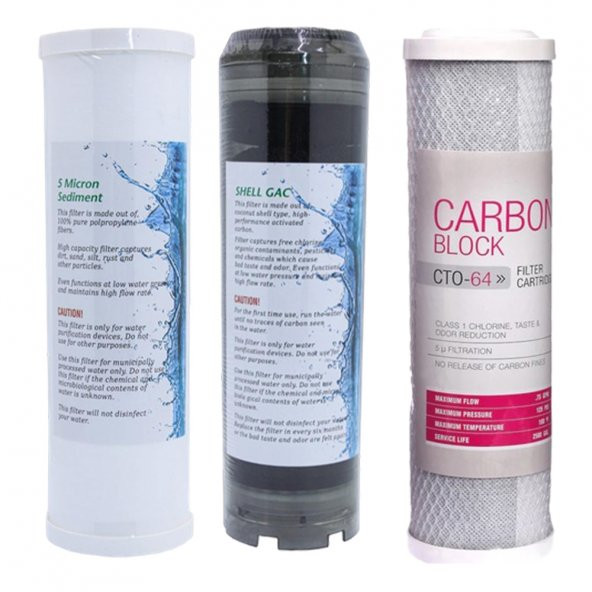 Ihlas Aura Cebilon Compact Uyumlu 4lü Filtre Seti - Resim 2