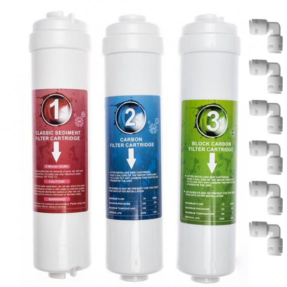 Sulook Kapalı Kasa Su Arıtma Cihazlarına Uyumlu 6lı Filtre Seti, 10 Aşamalı Vontron Membranlı - Resim 2