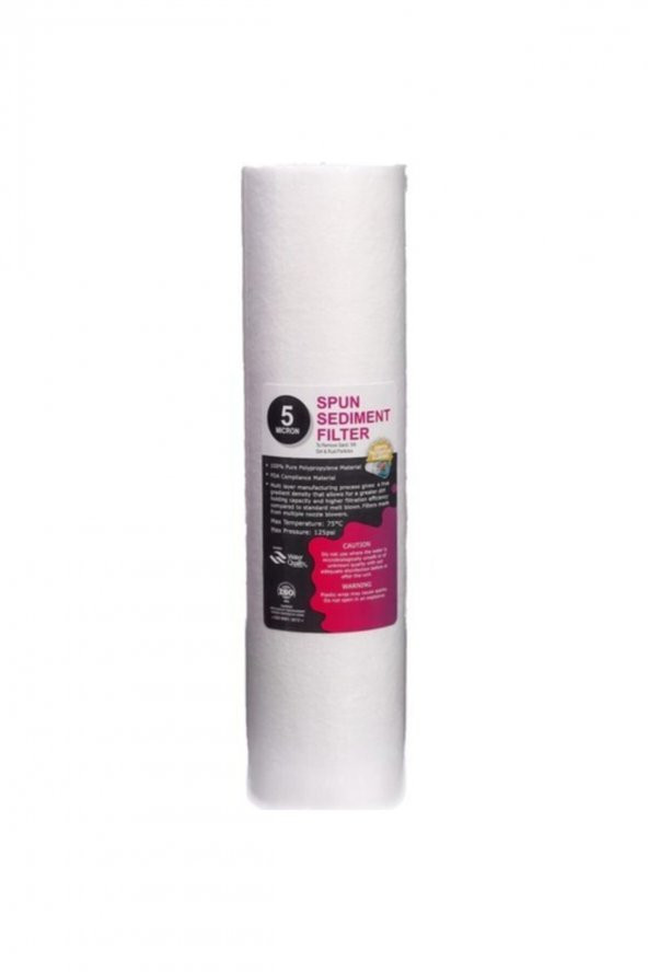 Açık kasa  Su Arıtma Cihazı Filtresi 5 Mikron Sediment Spun Filtre A