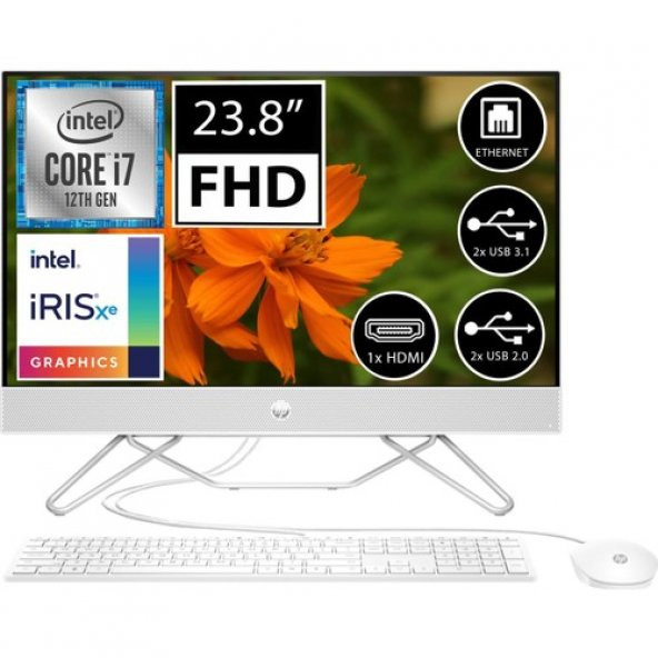 Hp Proone 240 G9 6D386EA05 I7-1255U 32GB 1tbssd 23.8" Fullhd Freedos All In One Bilgisayar