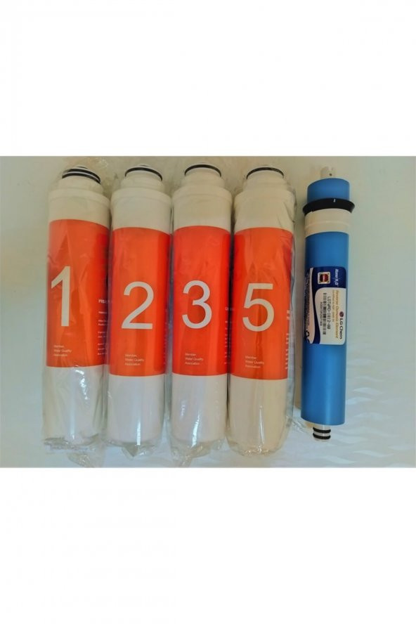 5li Filtre Seti Lg Mebran (waterlife Cihazlarla Uyumlu) - Resim 2
