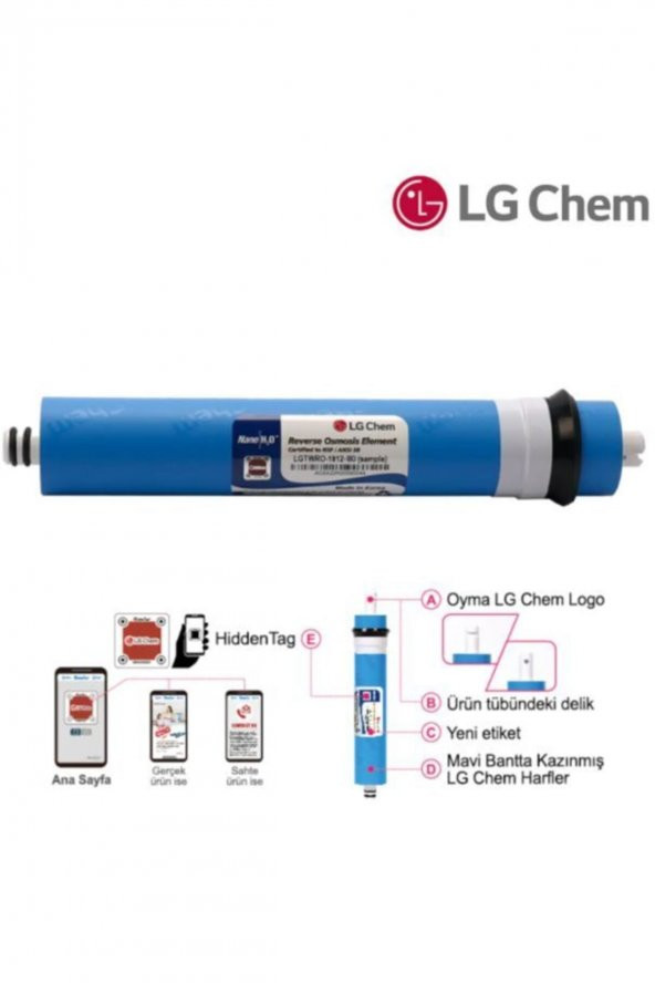 5li Filtre Seti Lg Mebran (waterlife Cihazlarla Uyumlu) - Resim 3