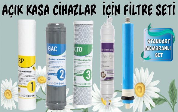 Su Arıtma Filtresi Seti 5 li Membran Filtre Seti * - Resim 3