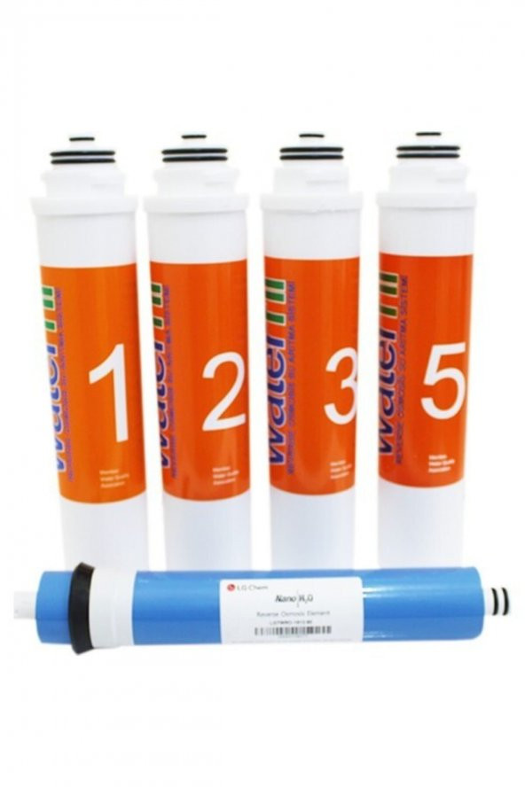 Fil-tek Waterlife Uyumlu Tak Çevir 5li Filtre Takım ürün görseli 1