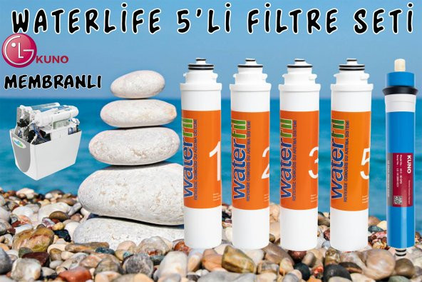 Waterlife Filtre 5 li Lg Mebran Set Waterlife Su Arıtma Filtresi - 2