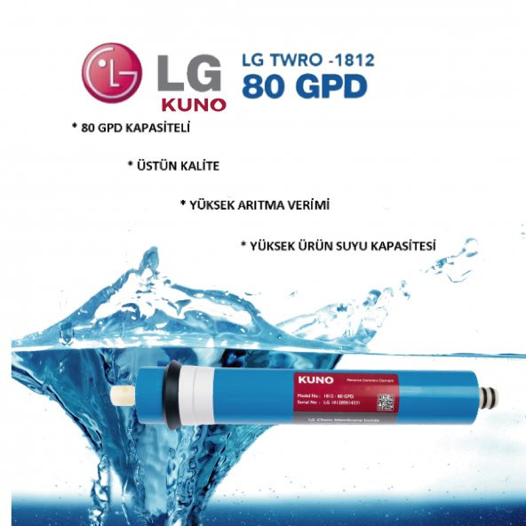 Waterlife Filtre 5 li Lg Mebran Set Waterlife Su Arıtma Filtresi - 5