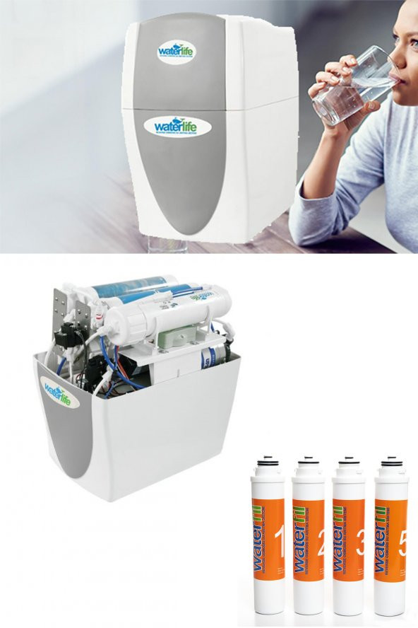Waterlife Filtre Seti 1-2-3-5 Waterlife Su Arıtma Filtresi * - Resim 9