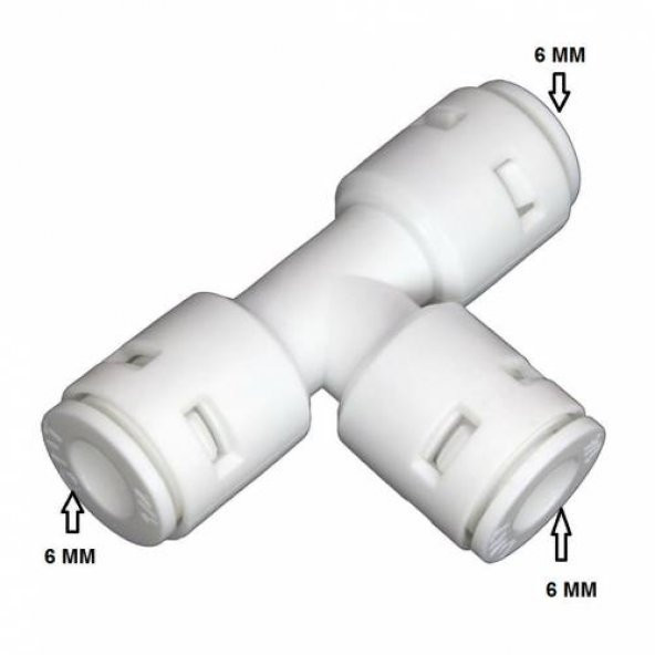 Su Arıtma Cihazı İçin 3 Tarafı T Dirsek Fitting - Resim 4