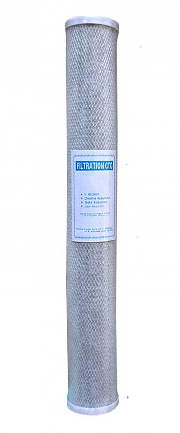 Su Arıtma 20 inch 5 Micron Tortu + B. Aktif Karbon + Tortu Filtre - 5