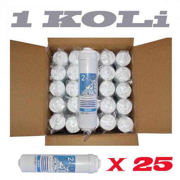 Sulook 25 Takım Kapalı Kasa Su Arıtma Cihazı 12 Inline Toptan Filtre - 2