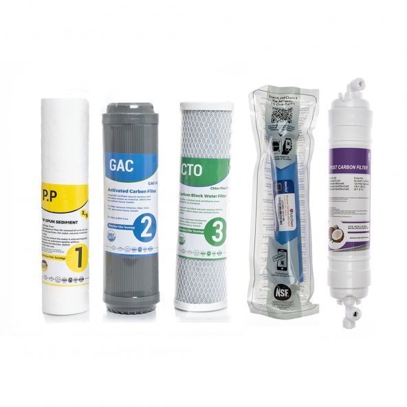 Su Arıtma Filtresi Seti 5 li  Lg Membran Filtre Seti ürün görseli 1