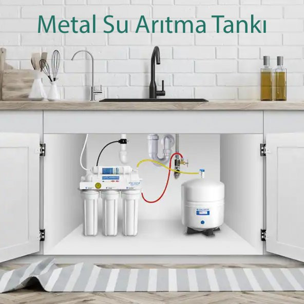 Su Arıtma Cihazları Için 12 Litre (3.2) Metal Tank - Resim 4