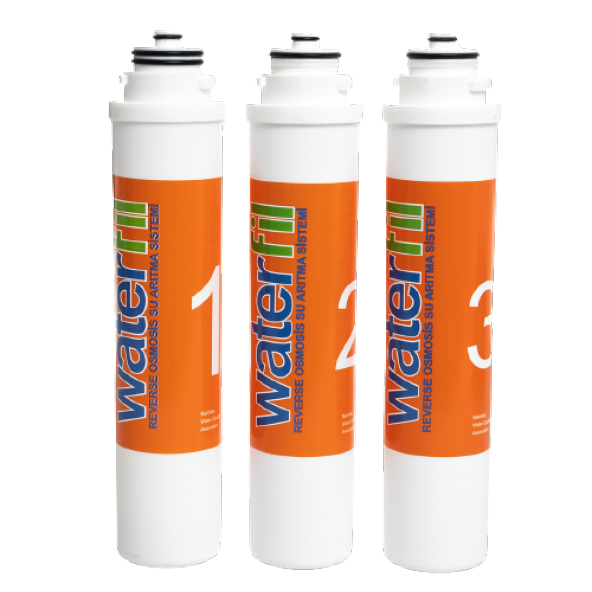 Waterlife Su Arıtma Cihazı Uyumlu Tak-Çevir 6lı Filtre Seti, Vontron Membranlı - Resim 3