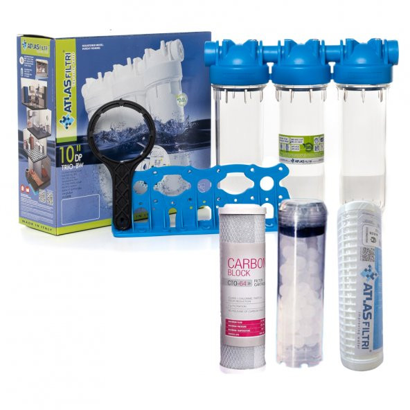 Daire Bina Girişi 3 Lü Filtre,Kireç önleyici set - Resim 7