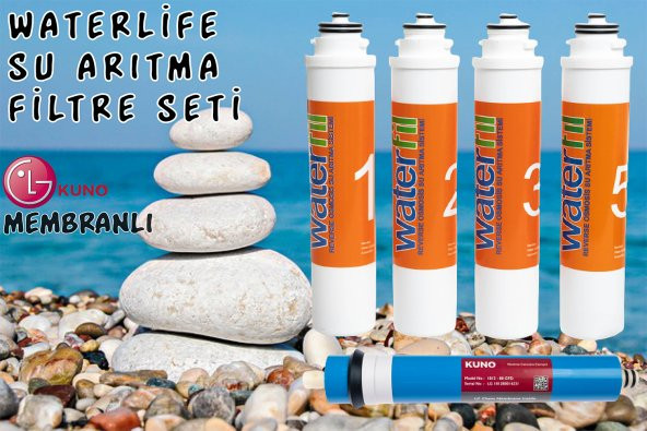 Waterlife Filtre 5 li LG Mebran Set Waterlife Su Arıtma Filtre * - Resim 3