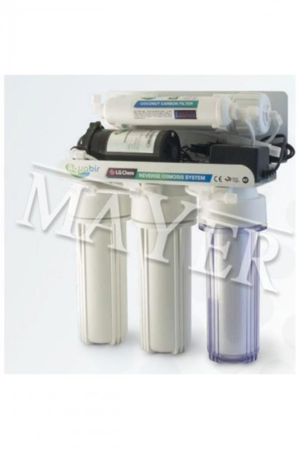 Aquabir Açık Kasa 5 Aşamalı Pompalı Su Arıtma Cihazı-lg Membranlı - Resim 2