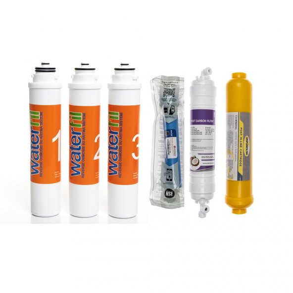 Waterlife Cihazı Uyumlu Tak-Çevir 6lı Filtre Seti, Lg Membranlı ürün görseli