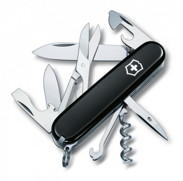 Victorinox Climber 1.3703.3 Siyah İsviçre Çakısı 91mm 14F