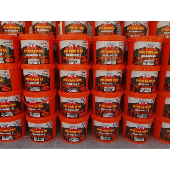 Uv-K  Premium Silikonlu Su İzolasyon Boyası 15 Kg Beyaz - 3