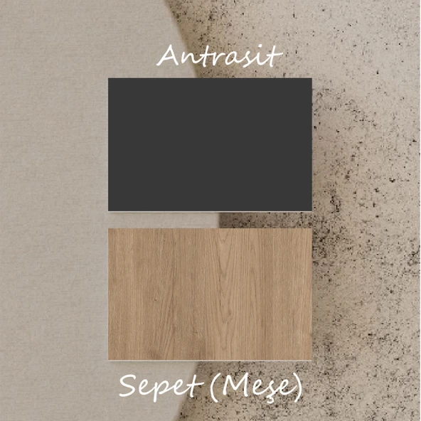 Mezza Grande Modern 3 Kapılı 2 Çekmeceli Gardırop 3508 - Resim 6