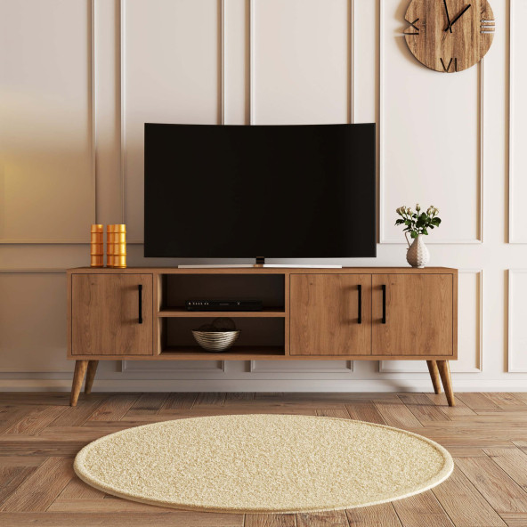 Mezza Exxen (Ahşap Ayaklı) Tv Ünitesi Sepet 1586 - 2