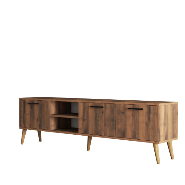 Mezza Exxen 180 cm (Ahşap Ayaklı) Tv Ünitesi Hat Rengi 1583 - 4