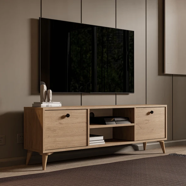 1122 Dolce 138 CM Tv Ünitesi Sepet Renk - 4