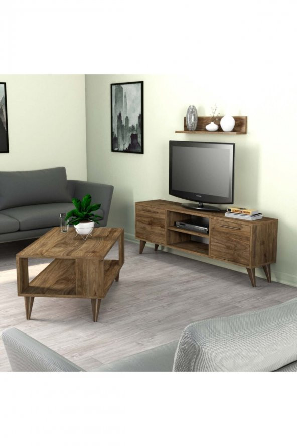 Mezza Senfoni Tv Ünitesi City Orta Sehpa Takımı 1116 - 2022 - 2