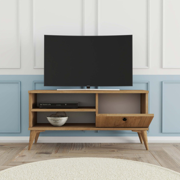 Mezza Retro Tv Ünitesi 90 Cm Sepet 1552 - 3