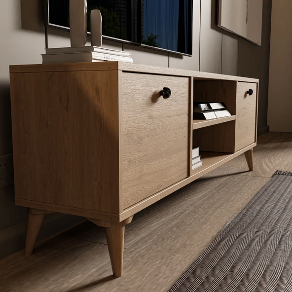 1122 Dolce 138 CM Tv Ünitesi Sepet Renk - 5