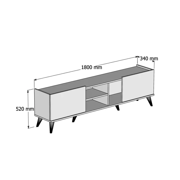 1310 ELEGANTE 180 CM TV ÜNİTESİ AMALFİ - 2