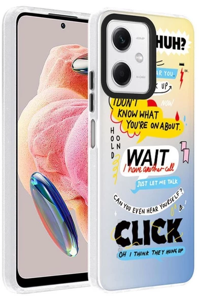 Xiaomi Redmi Note 12 4G Kılıf Desenli Kamera Çerçeveli Sert Dragon Kapak - 8