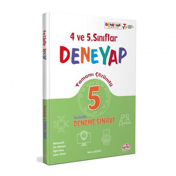 4-5. Sınıf Deneyap Tamamı Çözümlü 5 Deneme Sınavı