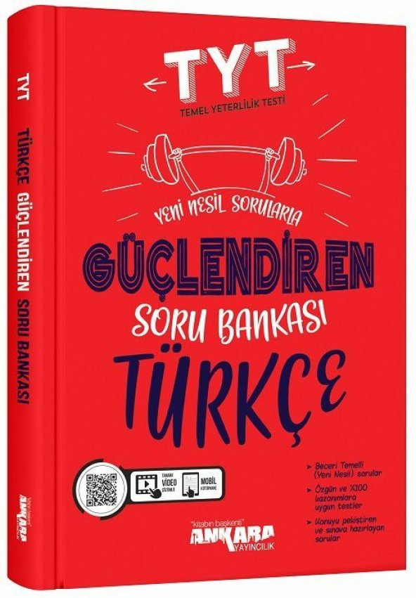 Ankara Yayıncılık YKS TYT Türkçe Güçlendiren Soru Bankası Ankara Yayıncılık