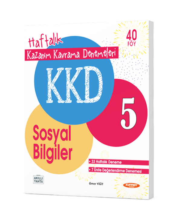 Kurmay Yayınları 5. Sınıf Sosyal Bilgiler Haftalık Kazanım Kavrama Denemeleri