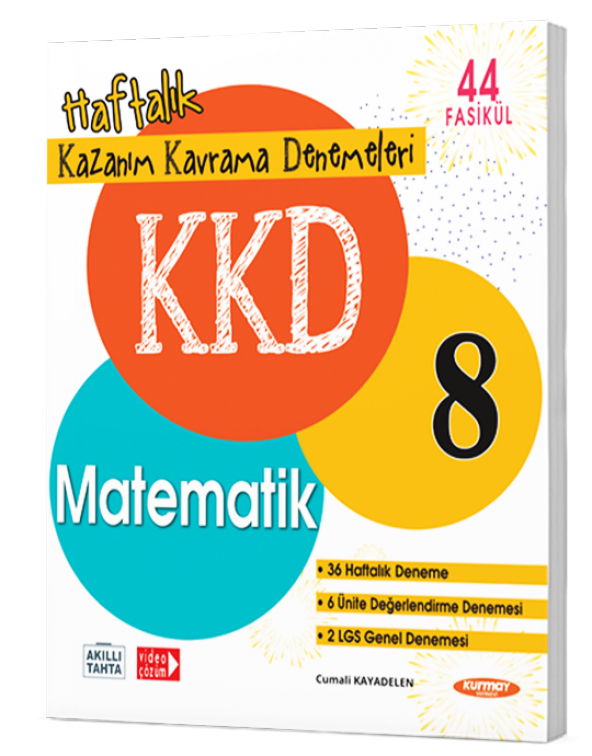 Kurmay Yayınları LGS 8. Sınıf Matematik Haftalık Kazanım Kavrama Denemeleri